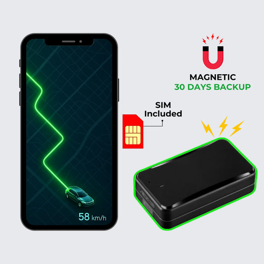 TrackX Magnetic GPS with Free SIM